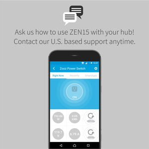 Zooz Z-Wave Plus Power Switch ZEN15 SmartThings Interface