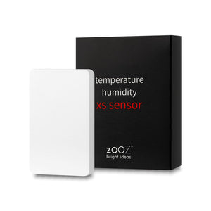 Zooz Z-Wave Plus 700 Series XS Temperature | Humidity Sensor ZSE44 Pack Shot