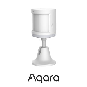 Aqara Zigbee Motion Sensor Semiprofile View with Logo