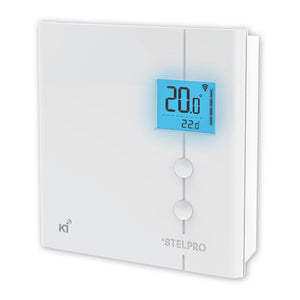 Stelpro KI Z-Wave Plus Thermostat for Electric Baseboards and Convectors STZW402WB+ Front View