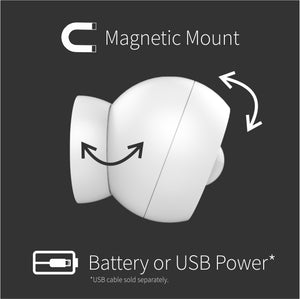 Zooz Z-Wave Plus Motion Sensor ZSE18 Magnetic Mount and USB Power