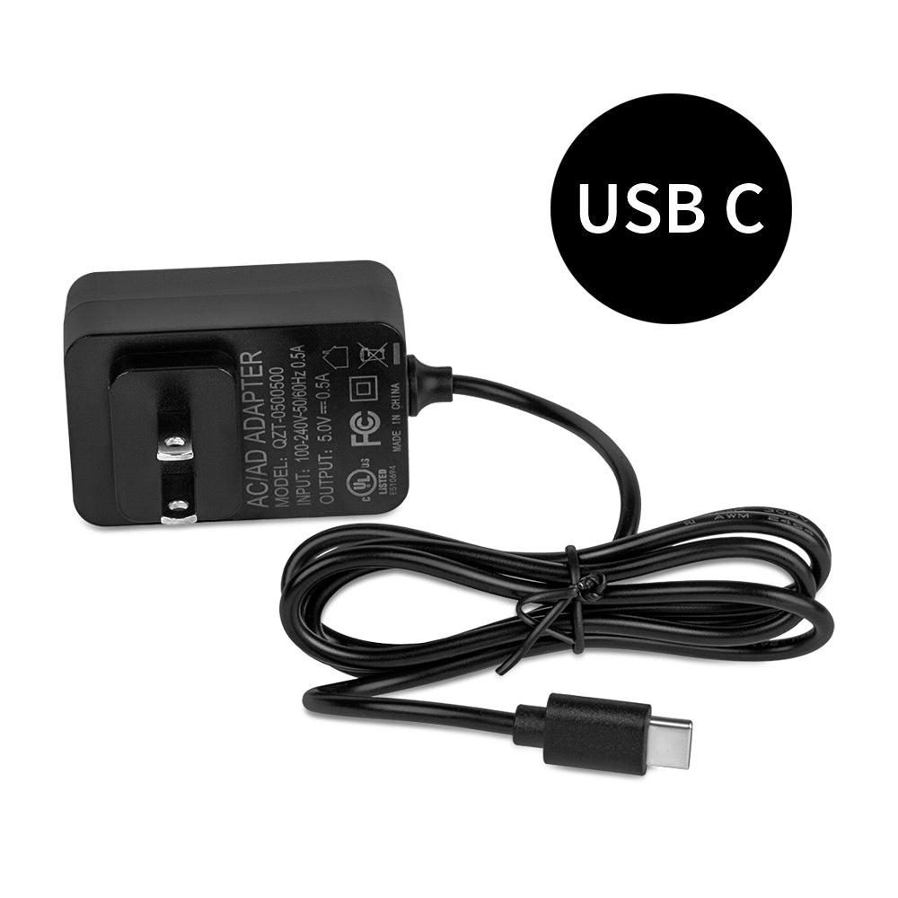 USB C Power Supply (5 V, A), Black
