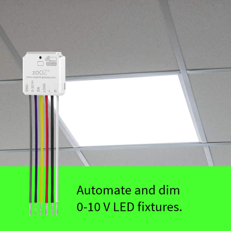 Zooz 700 Series Z-Wave Plus Long Range 0-10 V Dimmer ZEN54 LR Zooz 700 Series Z-Wave Plus Long Range 0-10 V Dimmer ZEN54 LR