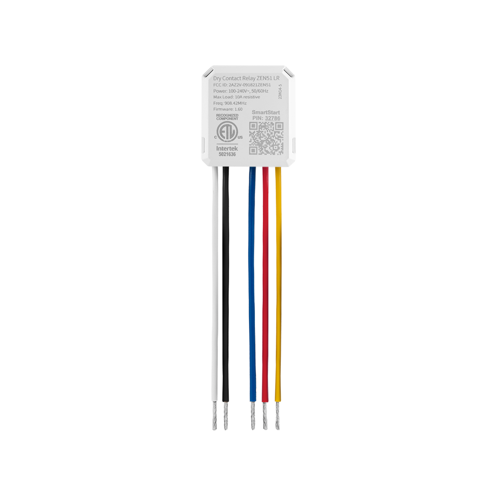 Zooz 700 Series ZWave Long Range Dry Contact Relay ZEN51 LR The