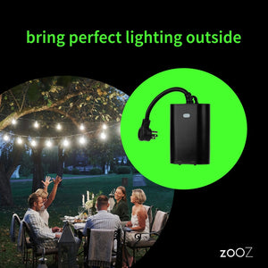 Zooz 700 Series Z-Wave Plus Outdoor Double Plug ZEN14 Outdoor Lighting