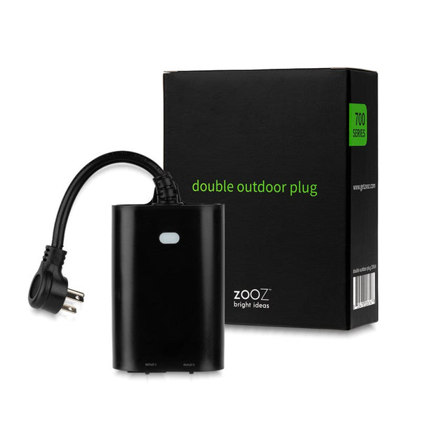 Zooz 700 Series Z-Wave Plus Outdoor Double Plug ZEN14 - The