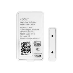 Zooz Z-Wave Plus 700 Series XS Open | Close Sensor ZSE41 Back Cover View