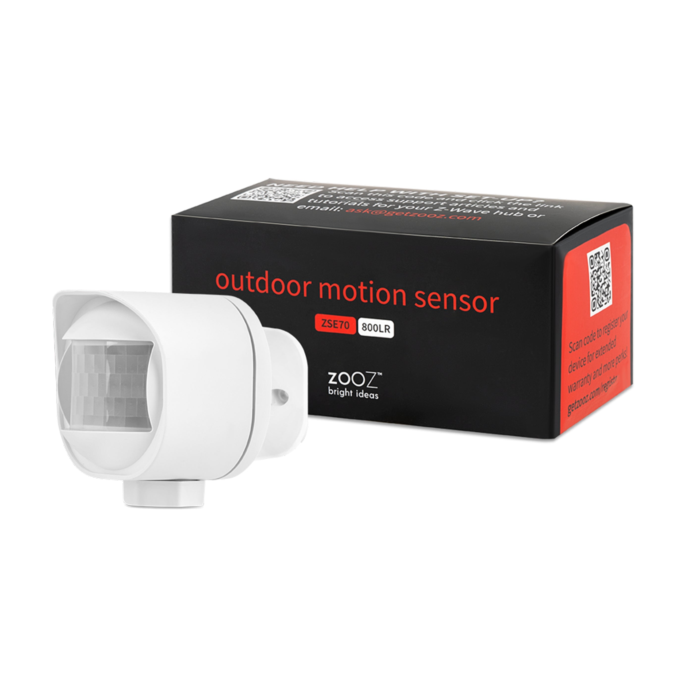 Zooz 800 Series Z-Wave Long Range Outdoor Motion Sensor