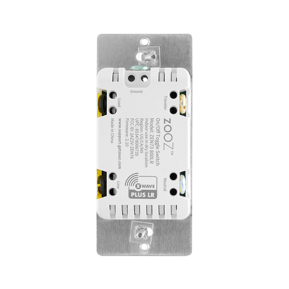 Zooz 800 Series Z-Wave Long Range S2 On / Off Toggle Switch ZEN73 Zooz 800 Series Z-Wave Long Range S2 On / Off Toggle Switch ZEN73