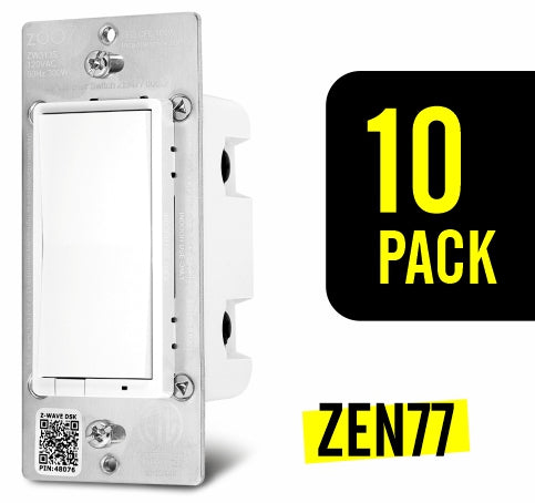 suis@〈ⓛ〉  10 Pack Of Zooz 800 Series Z-Wave Long Range S2 Dimmer Switch