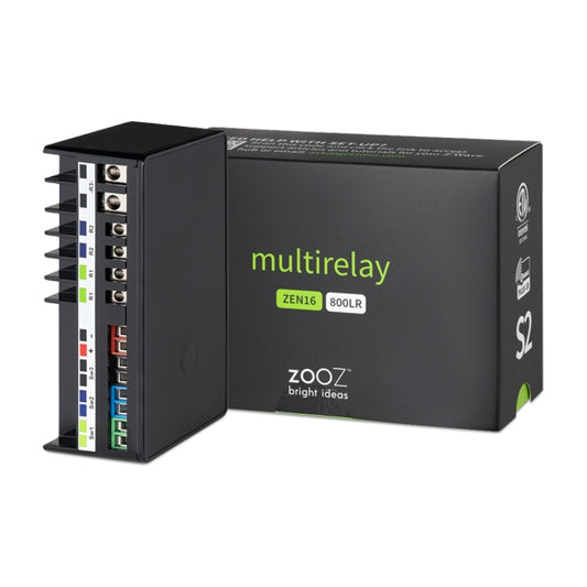 Zooz 800 Series Z-Wave Long Range MultiRelay ZEN16 800LR with 3