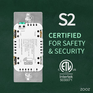 Zooz 800 Series Z-Wave Long Range Dimmer & Scene Controller ZEN35 800LR Safety and Security