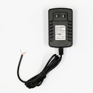 12 VDC Power Supply, 2 A, Black Back View