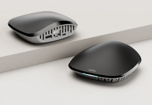 Ezlo Plus 700 Series Z-Wave Smart Home Hub Front and Back View