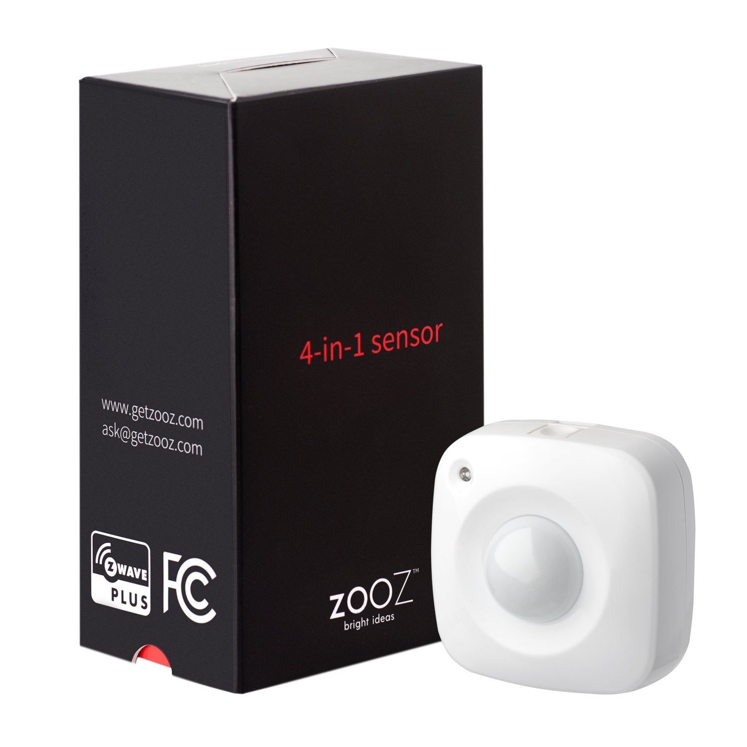 Zooz Z-Wave Plus 700 Series 4-in-1 Sensor ZSE40 Pack Shot