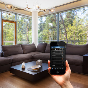 Fibaro Z-Wave Plus Door/Window Sensor 2 FGDW-002 Living Room Installation and Z-Wave Interface View