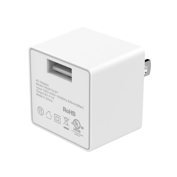 USB Adapter Plug, 1 A, White - The Smartest House