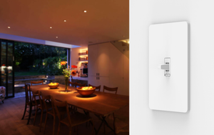 Zooz 700 Series Z-Wave Plus S2 Toggle Dimmer Switch ZEN74 Installed with Dimmed Lighting