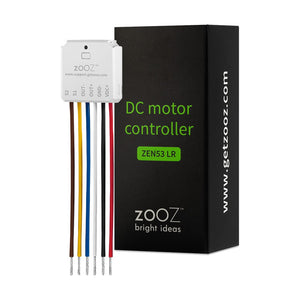 Zooz 700 Series Z-Wave Plus Long Range DC Motor Controller ZEN53 LR Pack Shot