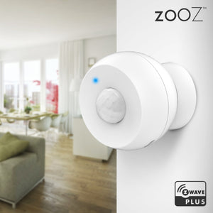 Zooz Z-Wave Plus Motion Sensor ZSE18 Mounted on a Wall