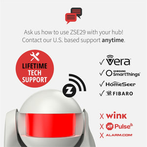 Zooz Z-Wave Plus S2 Outdoor Motion Sensor ZSE29 VER. 2.0 (Battery or USB Power)