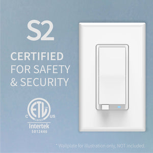 Zooz Z-Wave Plus S2 Dimmer Switch ZEN27 (White) with Simple Direct 3-Way & 4-Way is Z-Wave Plus and ETL certified