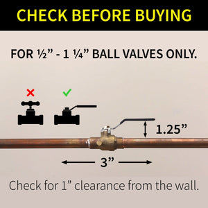 Zooz Titan Water Valve Actuator Installation Requirements