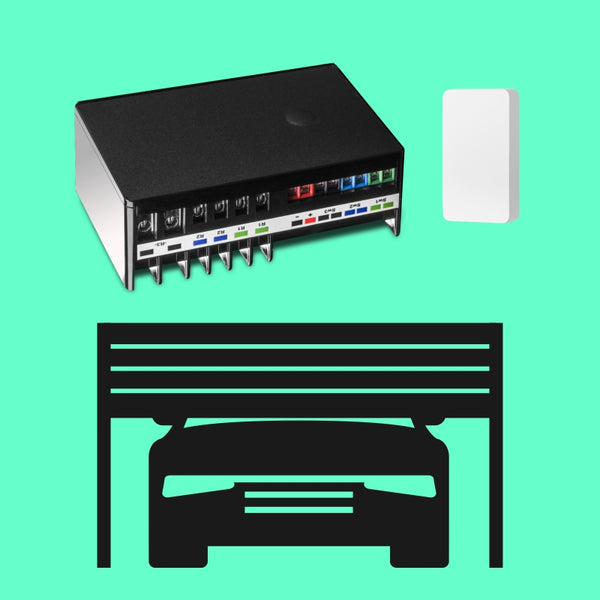 Zooz DIY Smart Garage Opener Kit (MultiRelay ZEN16 VER. 2.0 + Tilt Sen