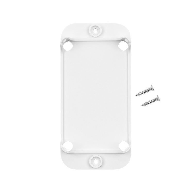 Mounting Bracket for the Zooz XS Temperature | Humidity Sensor Front View with Screws