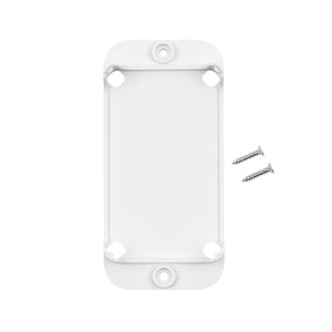 Mounting Bracket for the Zooz XS Temperature | Humidity Sensor Front View with Screws